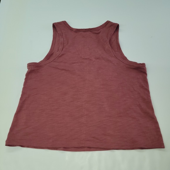 Athleta Breezy Slub Tank Top Womens Small Sleeveless Casual Activewear Rose - Picture 6 of 9